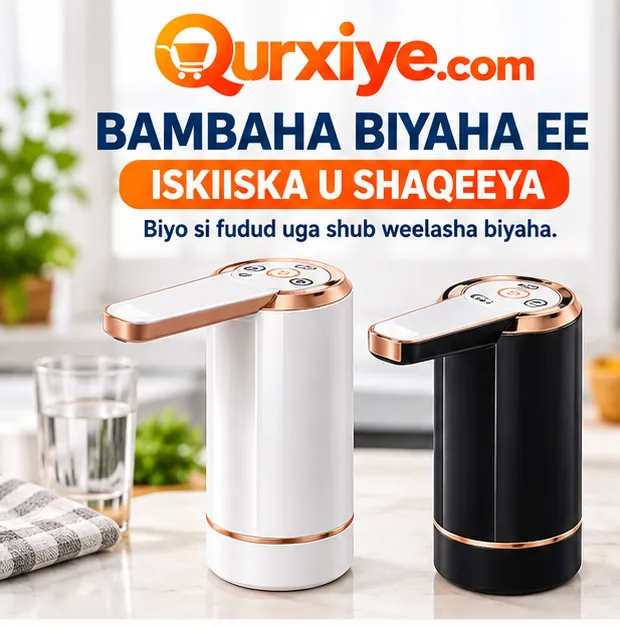 Bambaha Biyaha ee Iskiis u Shaqeeya – Portable Automatic Water Pump