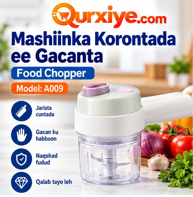 Makiinadda Korontada ee Gacanta – Food Chopper A009