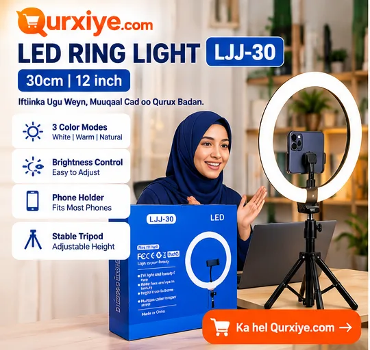 LED Ring Light LJJ-30 – 30cm / 12 Inch