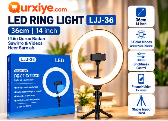 LED Ring Light LJJ-36 – 36cm
