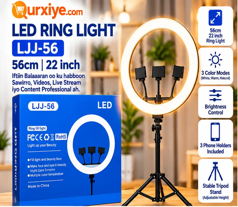 LED Ring Light LJJ-56 – 56cm / 22 Inch