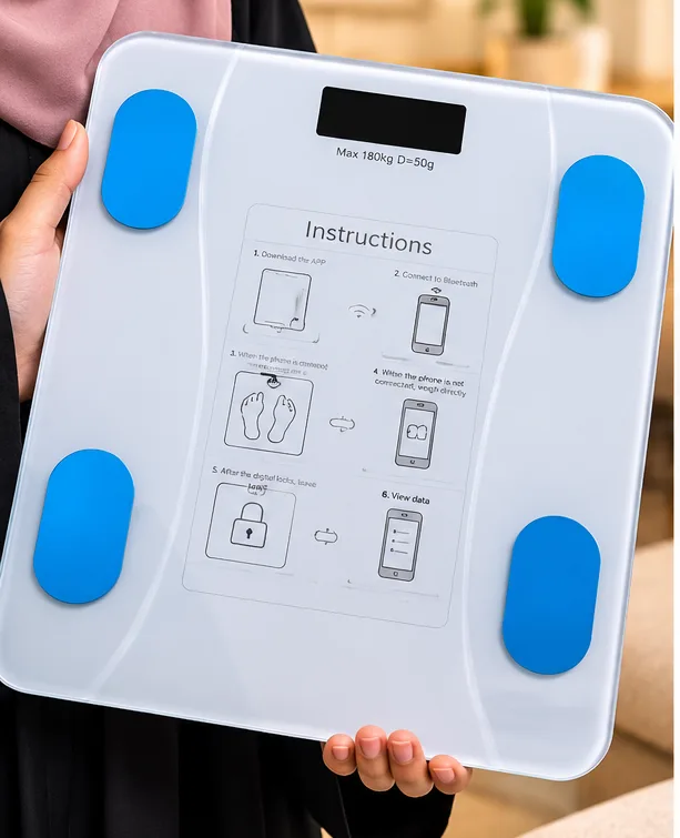 Healthy Weight Scale – Miisaanka Jirka ee Smart-ka ah (180kg)